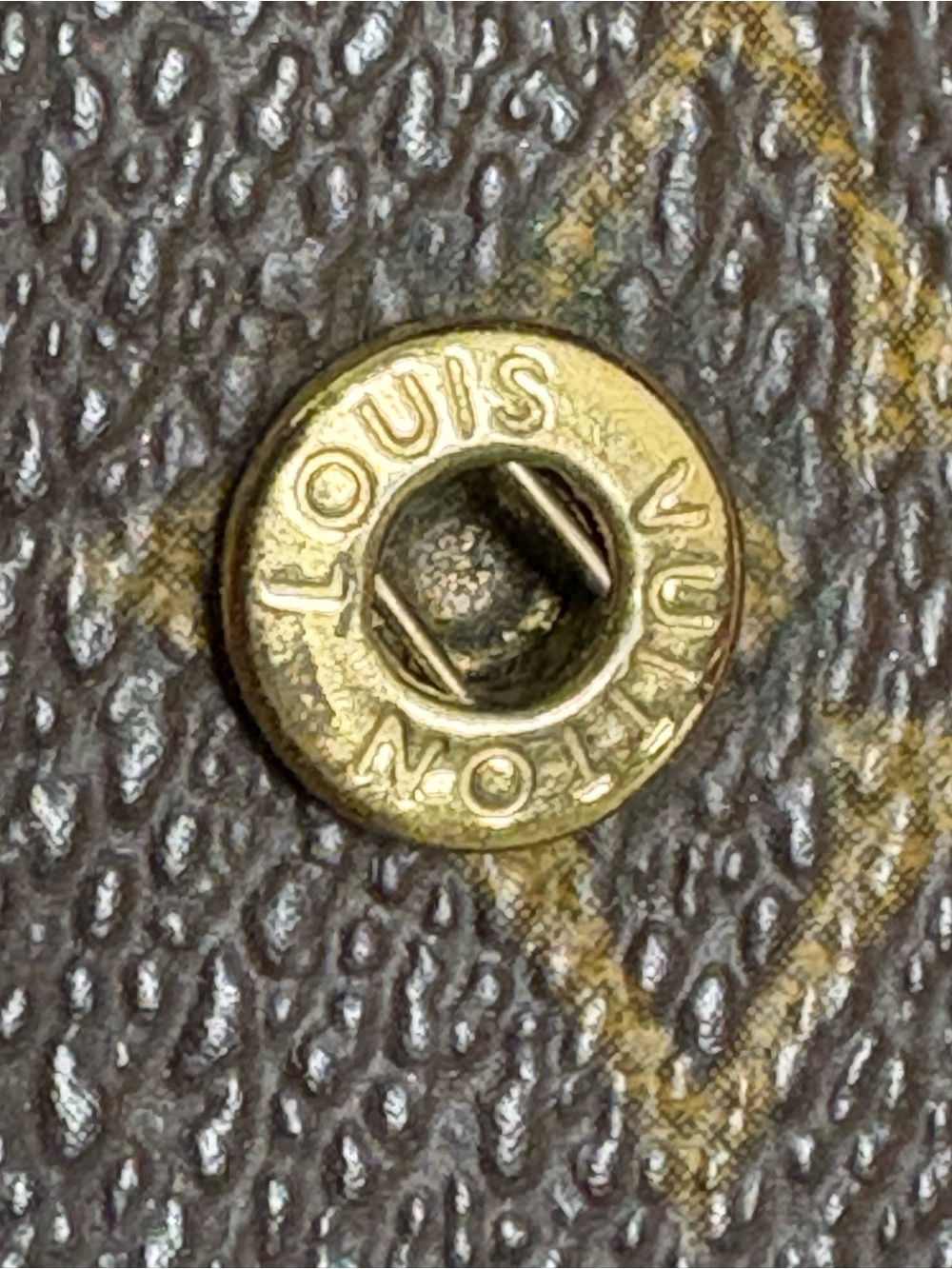 Louis Vuitton Monogram Snap Closure Wallet in Brown and Gold - Picture 3 of 14